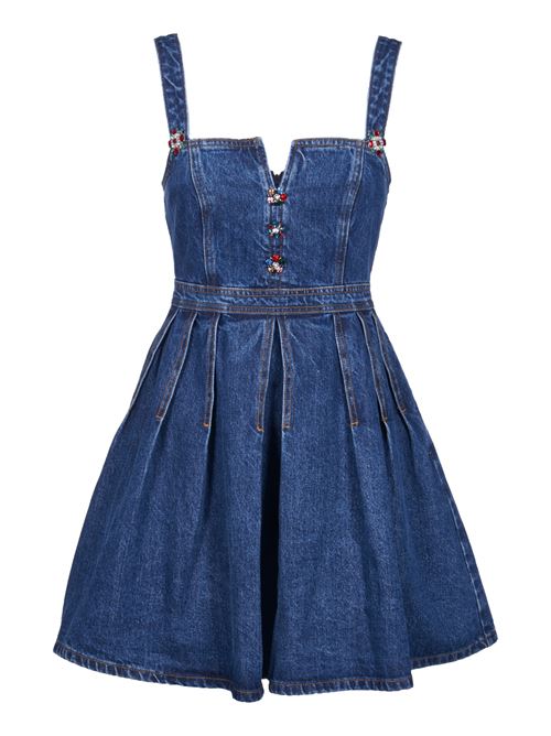 Denim mini dress SELF PORTRAIT | SS24804SBL